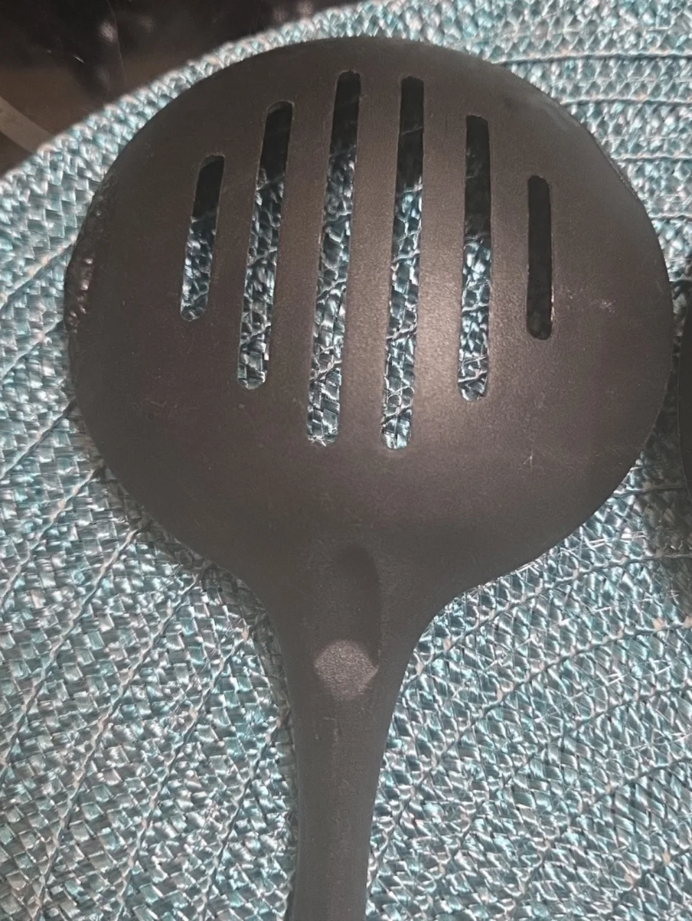 Vtg Tailor Made Black Kitchen Utensil Serving Spoons